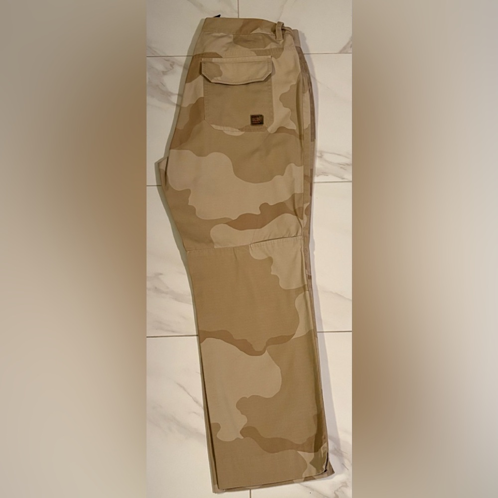 Ralph Lauren Tan Camouflage Cropped Pants